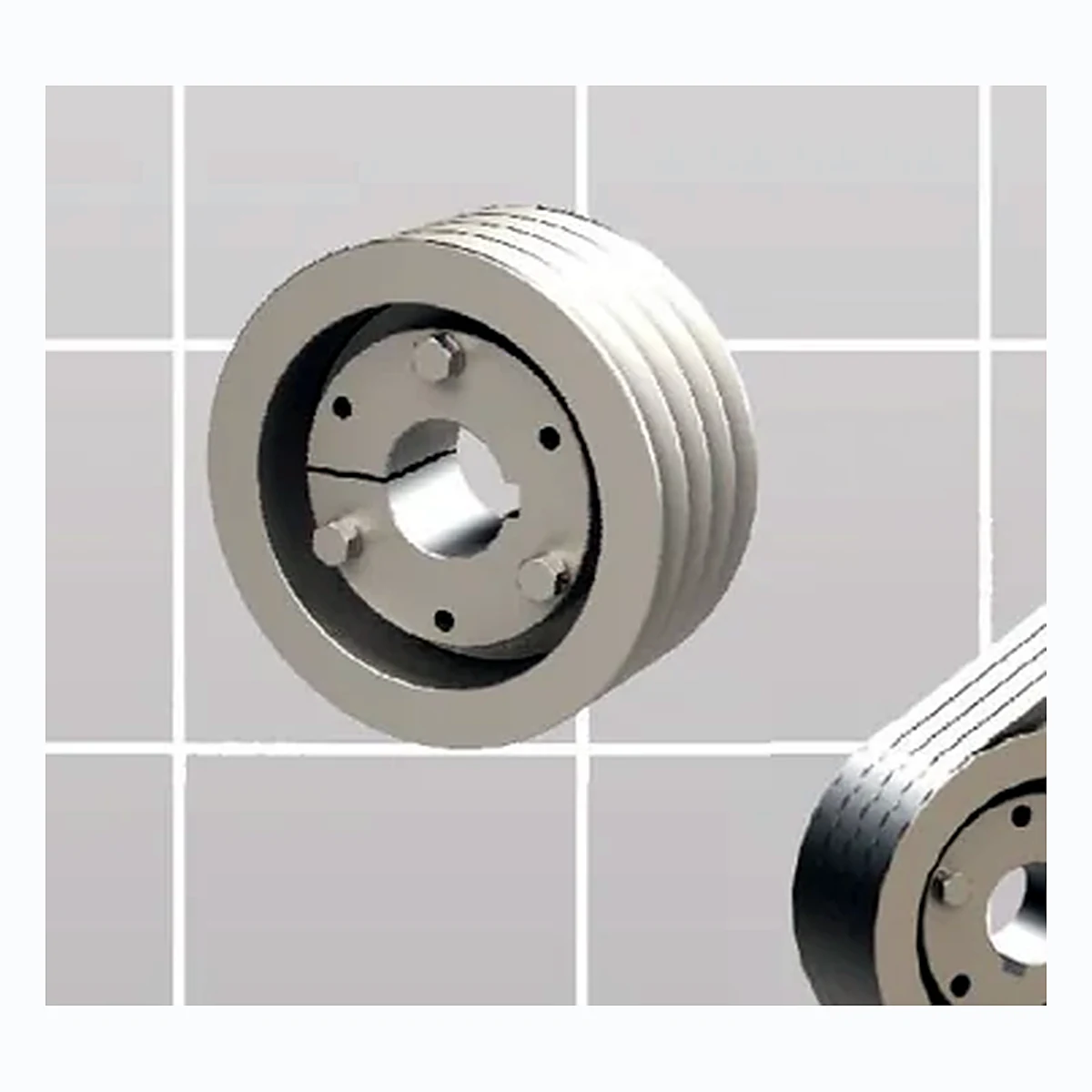 Compact V-belt pulley family
