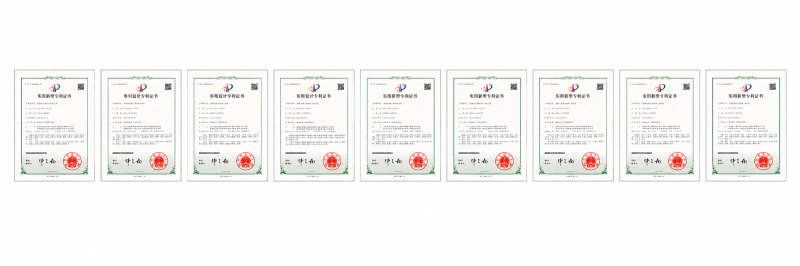 Selected patent certificate display