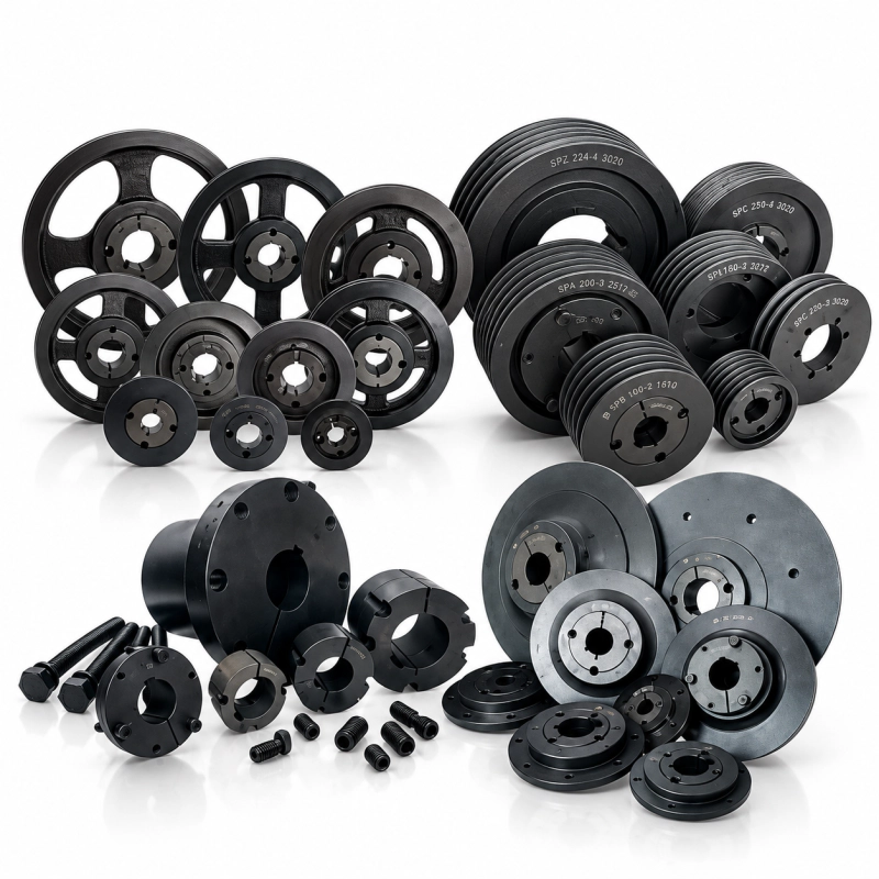 SPA pulley, bushing and related product showcase